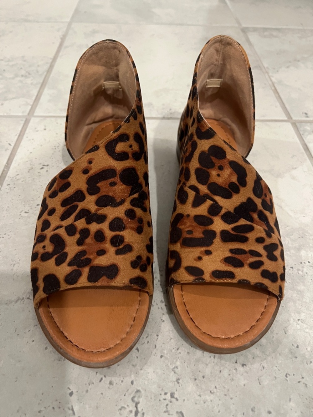 Catherine Malandrino Leopard-Print Theorie d’Orsay sandals in Leopard print.